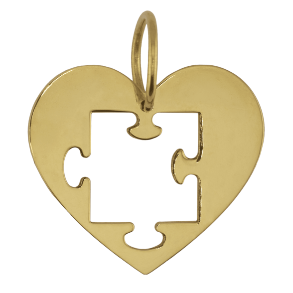 Zawieszki „Serce-Puzzle”