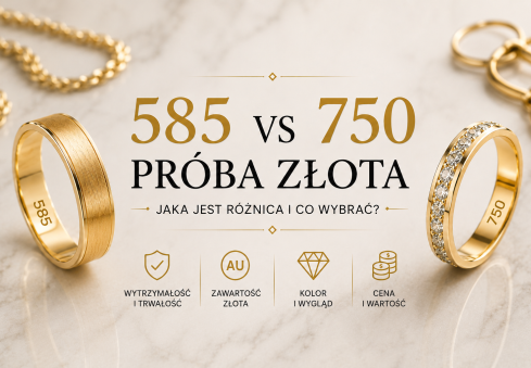 Co musisz wiedzieć o próbach metali szlachetnych: różnica między próbą złota 585 a 750