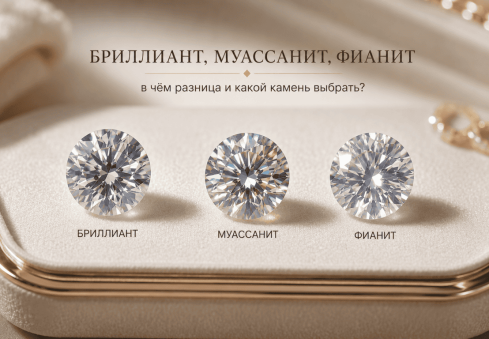 Бриллиант, фианит и муассанит: в чём разница и какой камень выбрать?